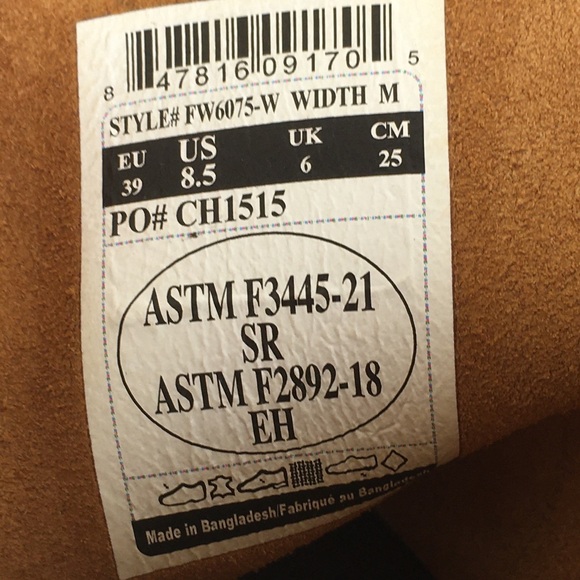 Carhartt Womens 6" Moc Toe Wedge Work Boot NEW Tan Lightweight Soft Toe Ankle - Picture 11 of 14